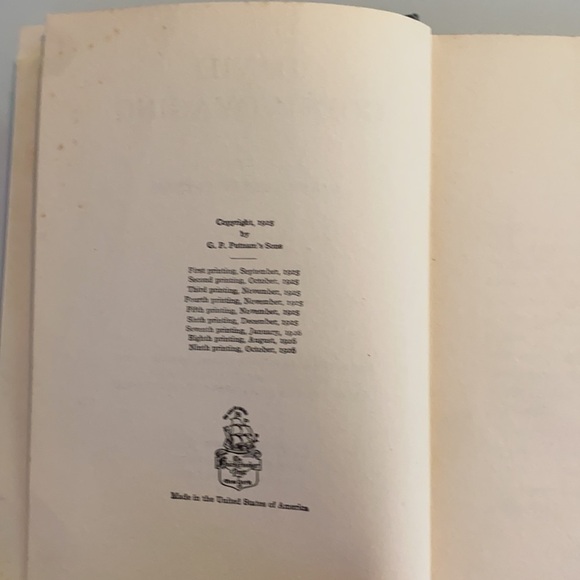 Vintage Teal Antique Old Kids Book Farmhouse Rustic Cows Little Haymakers Accent - Picture 11 of 16